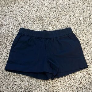 J Crew mini shorts navy blue with front pockets